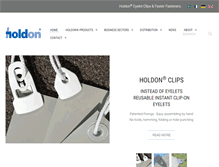 Tablet Screenshot of holdon.com